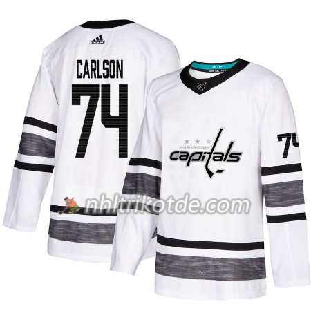 Washington Capitals Trikot John Carlson 74 2019 All-Star Adidas Weiß Authentic - Herren